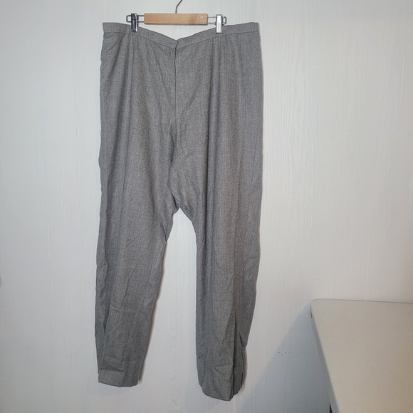 NEW Mirella Cavorso SAMPLE impeccable 100% wool silky pants Est. Sz L-XL - Picture 5 of 13